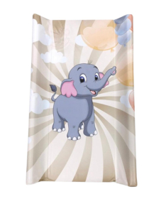 Deksi meka podloga za presvlačenje bebe Happy Elephant Beige 78x50 cm