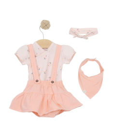 Just Kiddin set za devojčice 4 u 1 od 3-6 meseci Summer Vibes - 12004803