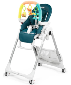 Peg Perego Prima Pappa hranilica za bebe Follow Me Petrolio Plus