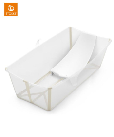 Stokke Flexi Bath set X-Large (sklopiva kadica i kupko) Sandy Beige V2