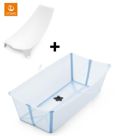 Stokke Flexi Bath set X-Large (sklopiva kadica i kupko) Ocean Blue V2