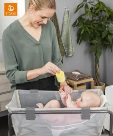 Stokke Flexi Bath set (sklopiva kadica i kupko) Sandy Beige V2