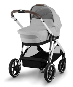 Cybex Gazelle S kolica za bebe srebrni ram 2 u 1 sa nosiljkom S Cot - Lava Grey