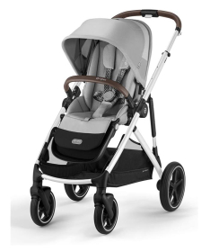 Cybex Gazelle S kolica za bebe srebrni ram 2 u 1 sa nosiljkom S Cot - Lava Grey