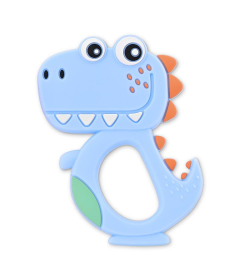 Lorelli Bertoni silikonska glodalica za bebe Lucky Dino - Blue