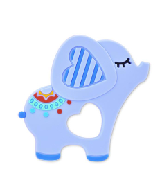 Lorelli Bertoni silikonska glodalica za bebe Lucky Elephant - Blue