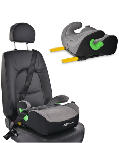 Lorelli Bertoni Malibu Isofix i-Size buster za decu 125-150cm - Black Jasper