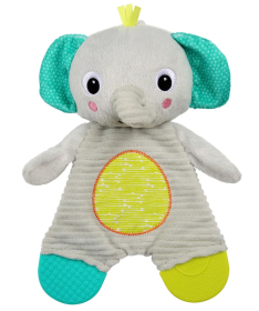 Bright Starts glodalica za bebe Snuggle and Teethe Elephant - SKU12347