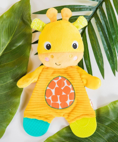 Bright Starts glodalica za bebe Snuggle and Teethe Giraffe - SKU12348