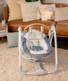 Ingenuity Ljuljaška za bebe Swing 'n Go Portable - Chambray SKU16925