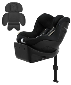 Cybex Sirona Gi i-Size roto 360 auto sedište za bebe 40-105 cm Comfort sa Newborn uloškom Moon Black