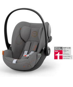 Cybex Balios S Lux kolica 2 u 1 sa auto sedištem Cloud G I-size - Lava Grey (Silver Frame)