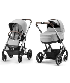 Cybex Balios S kolica za bebe 2 u 1 sa Cloud G i-Size auto sedištem - Lava Grey