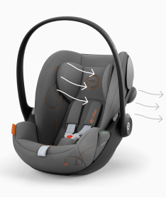 Cybex Balios S kolica za bebe 2 u 1 sa Cloud G i-Size auto sedištem - Lava Grey