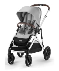 Cybex Gazelle S kolica za blizance 2 u 1 sa Aton S2 i-size auto sedištem - Lava Grey
