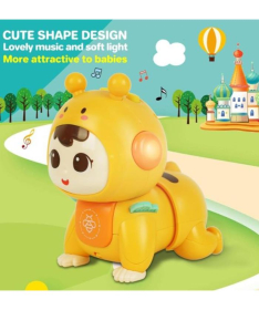 BBo toys muzička igračka za bebe koje puze 18m+ Yellow - HE0707