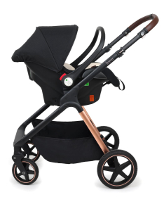 Jungle Lumi kolica za bebe 3 U 1 sa i-Size auto sedištem - Black