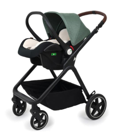 Jungle Lumi kolica za bebe 3 U 1 sa i-Size auto sedištem - Green