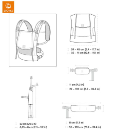 Stokke Limas Carrier Mesh kengur nosiljka za bebe - Antrhracite