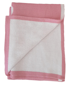 Textil Srculence ćebe za bebe 90x80 cm - Roze