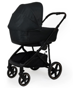 Jungle Motto Deluxe kolica za bebe 3 u 1 sa crnim ramom Black