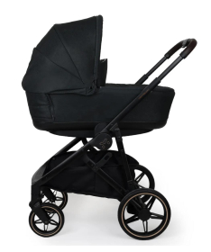 Jungle Motto Deluxe kolica za bebe 3 u 1 sa crnim ramom Black