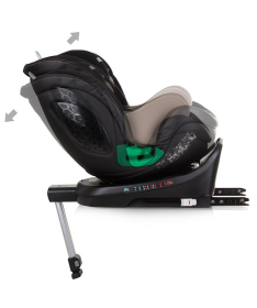 Chipolino Maximus 360 iSize Isofix auto sedište za bebu 40-150cm Macadamia