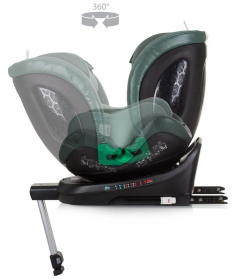 Chipolino Maximus 360 iSize Isofix auto sedište za bebu 40-150cm Pastel Green