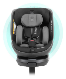 Babyauto Core i-Size Isofix Roto 360 auto sedište za bebe 40-150cm - Anthracite Black