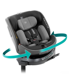 Babyauto Core i-Size Isofix Roto 360 auto sedište za bebe 40-150cm - Anthracite Black
