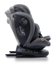 Babyauto Valora i-Size Isofix Roto 360 auto sedište za bebe 40-150cm - Phantom Grey