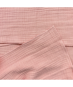 Deksi muslin prekrivač za bebe četvoroslojni 120x120 cm - Puder Roze