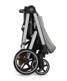 Cybex Balios S Lux silver frame kolica za bebe Stone Grey