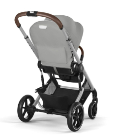 Cybex Balios S Lux silver frame kolica za bebe Stone Grey