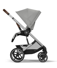 Cybex Balios S Lux silver frame kolica za bebe Stone Grey