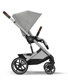 Cybex Balios S Lux silver frame kolica za bebe Stone Grey