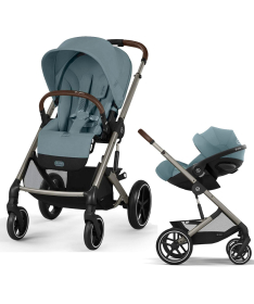 Cybex Balios S Lux kolica 2 u 1 sa auto sedištem Cloud G I-size - Stormy Blue