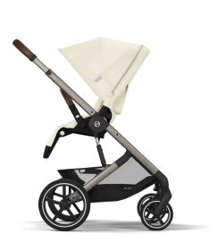 Cybex Balios Seashell S Lux kolica 2 u 1 sa auto sedištem Cloud G I-size - Moon Black