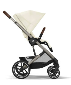 Cybex Balios Seashell S Lux kolica 2 u 1 sa auto sedištem Cloud G I-size - Moon Black