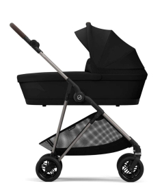 Cybex Melio Magic Black kolica 3 u 1 sa auto sedištem Cloud G I-size - Moon Black
