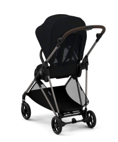 Cybex Melio Magic Black kolica 3 u 1 sa auto sedištem Cloud G I-size - Moon Black