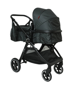 NouNou X1 kolica za bebe 3 u 1 sa I-size auto sedištem Black