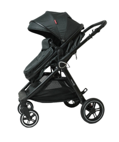 NouNou X1 kolica za bebe 3 u 1 sa I-size auto sedištem Black