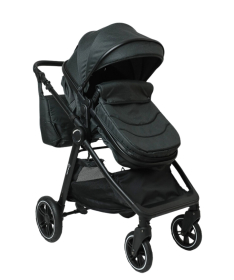 NouNou X1 kolica za bebe 3 u 1 sa I-size auto sedištem Black