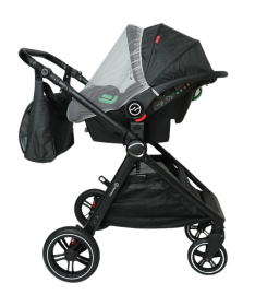 NouNou X1 kolica za bebe 3 u 1 sa I-size auto sedištem Black