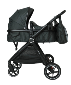 NouNou X1 kolica za bebe 3 u 1 sa I-size auto sedištem Black