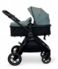 NouNou X1 kolica za bebe 3 u 1 sa I-size auto sedištem Green