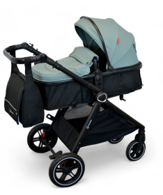 NouNou X1 kolica za bebe 3 u 1 sa I-size auto sedištem Green