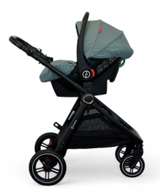 NouNou X1 kolica za bebe 3 u 1 sa I-size auto sedištem Green