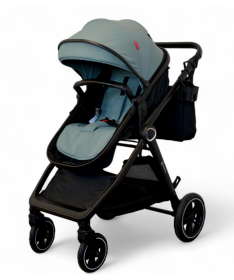 NouNou X1 kolica za bebe 3 u 1 sa I-size auto sedištem Green